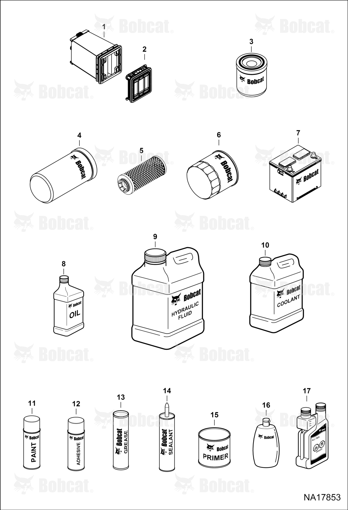 Maintenance Items (Service Parts)