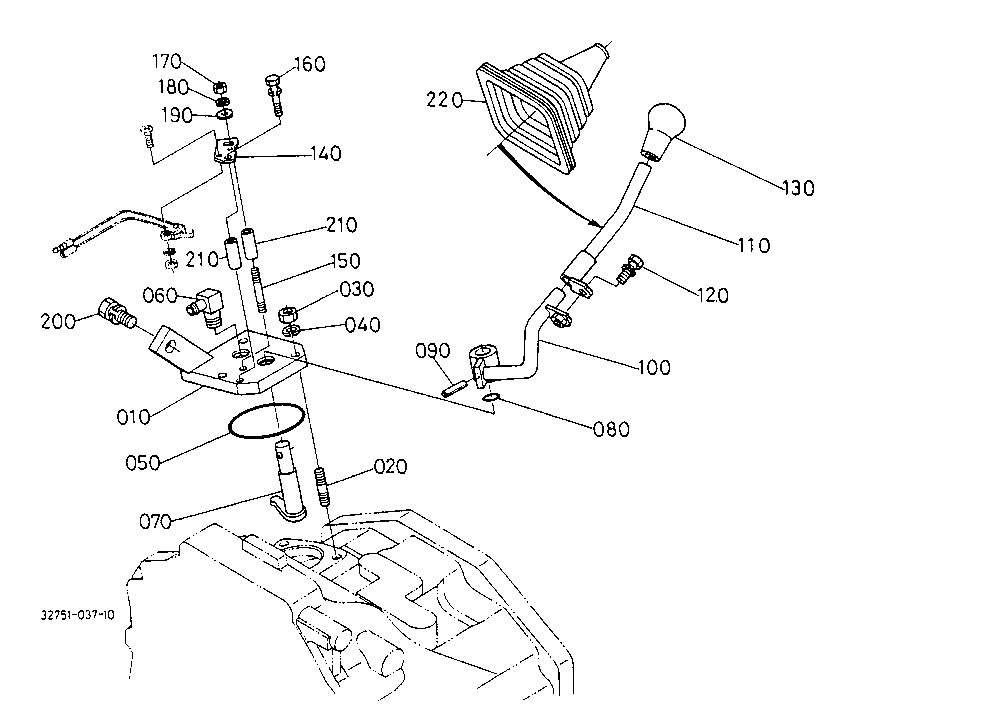 Pto Gear Shift Lever