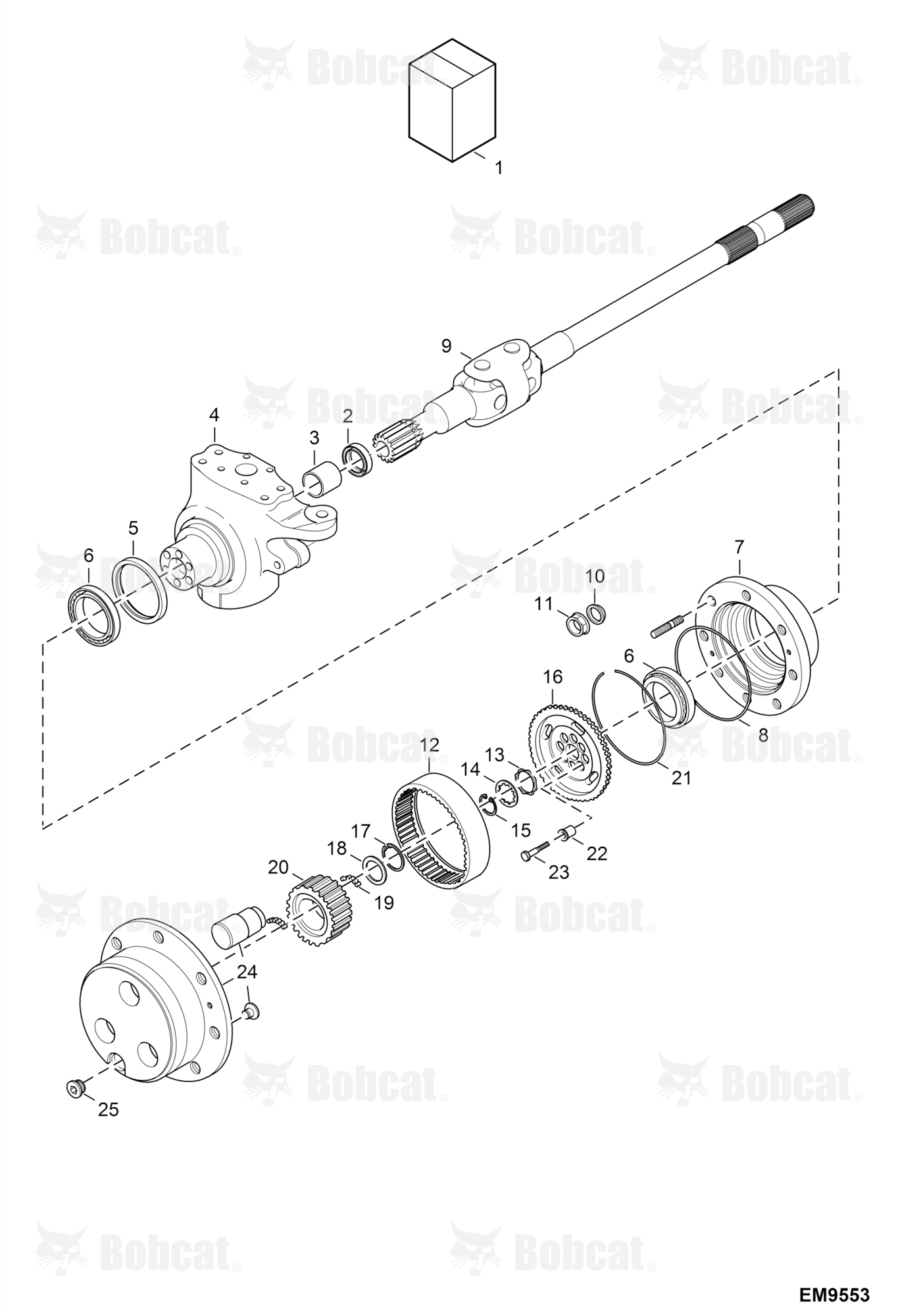 Planetary Reducer Kit (LH Front, RH Rear)
