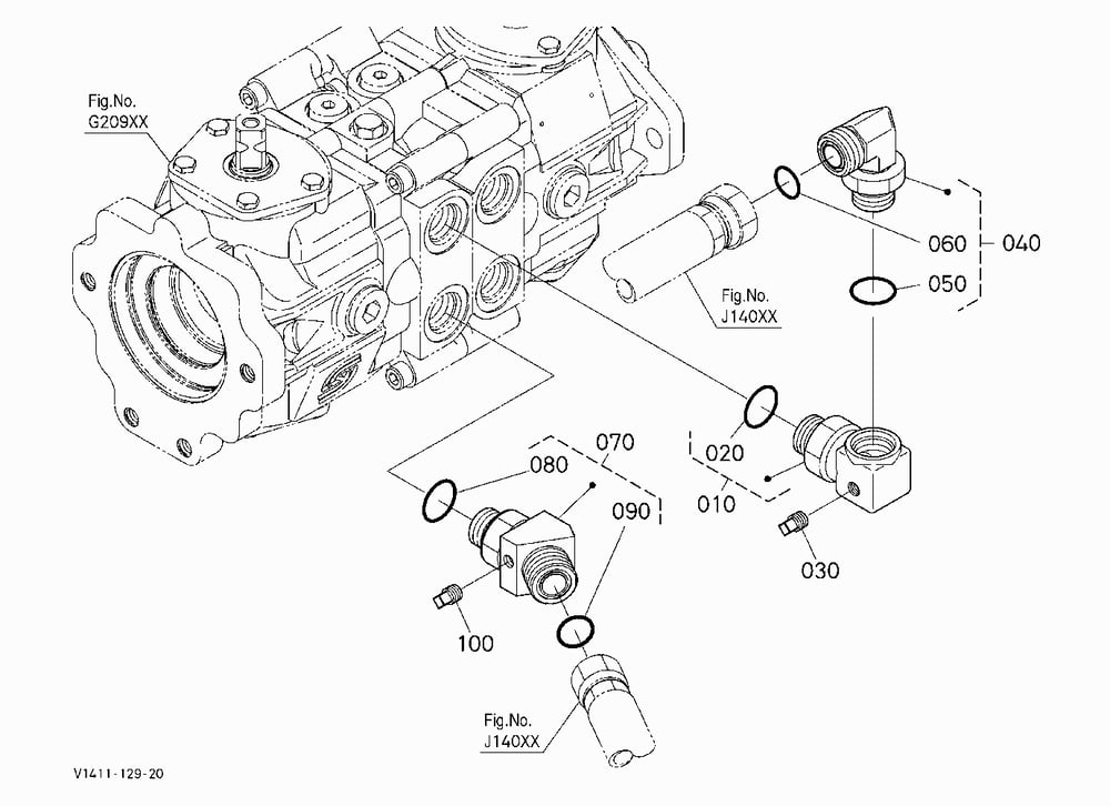 HST PUMP (MOTOR LH)