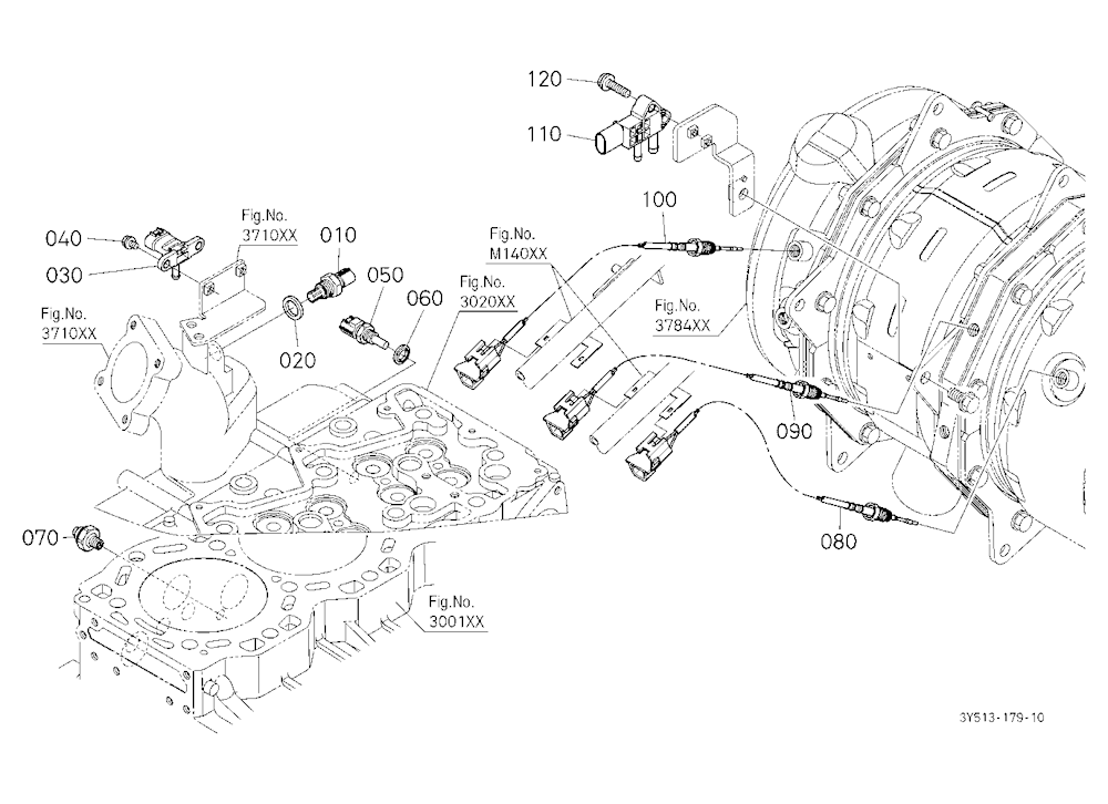 Switch/Sensor(Engine Rh/Muffler)