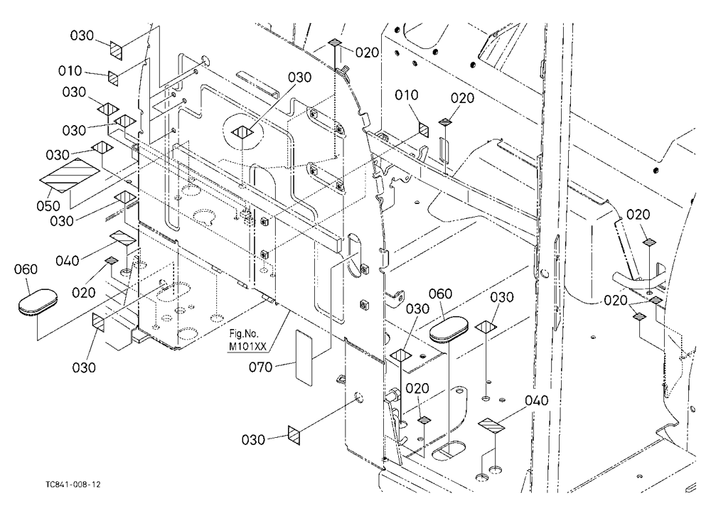 Label/Plug/Cushion (Panel Frame/Step)