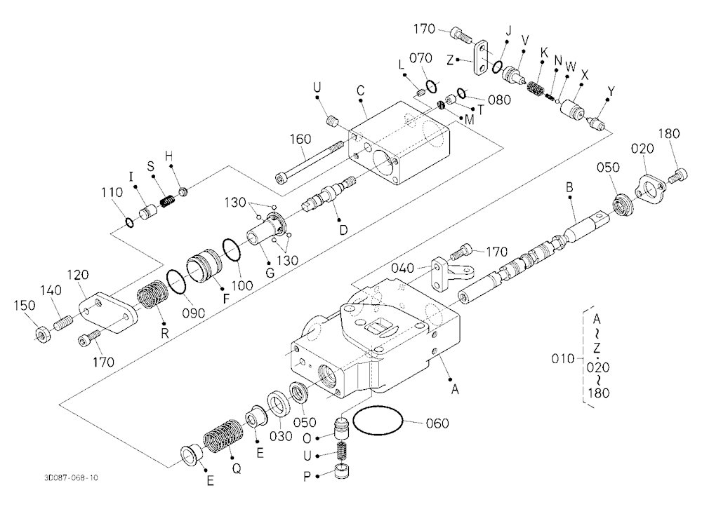 Auxiliary Control Valve (Scd) [Component Parts] [N