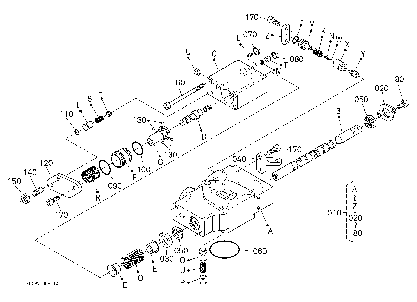 Auxiliary Control Valve (Scd) [Component Parts] [N