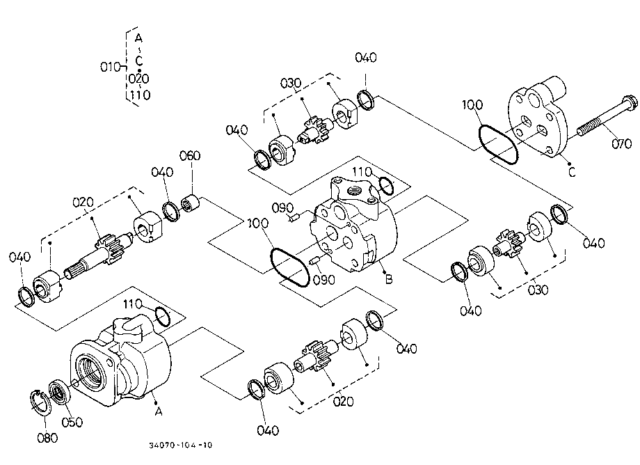 Hydraulic Pump [Component Parts]