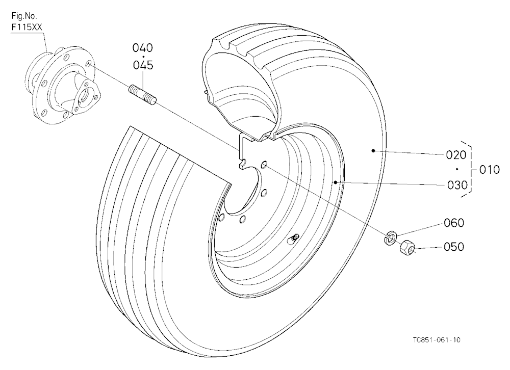 Front Wheel (9.5L-15)