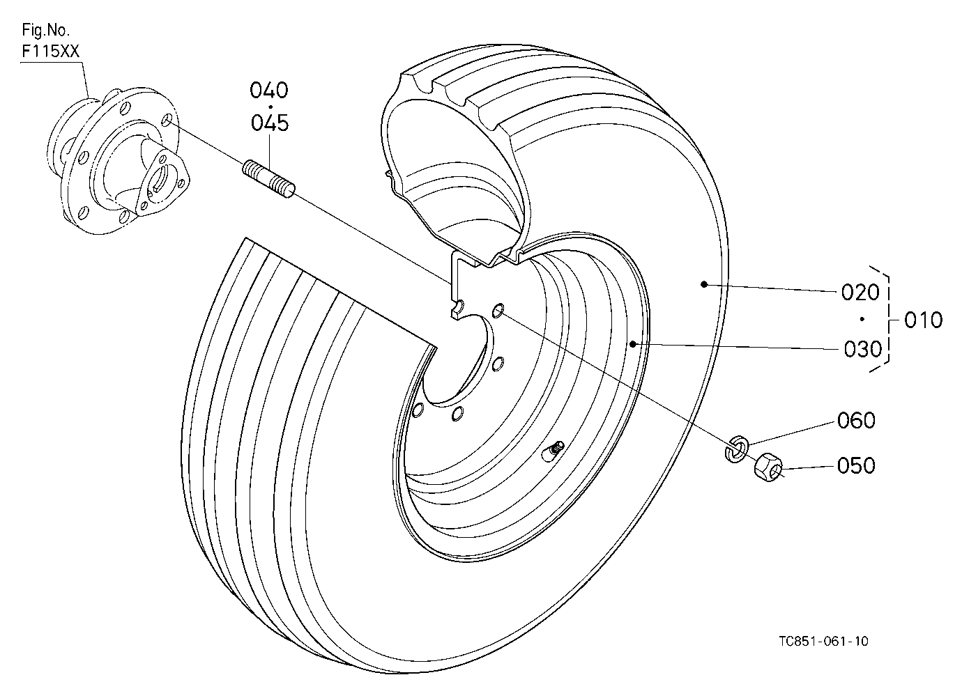 Front Wheel (9.5L-15)