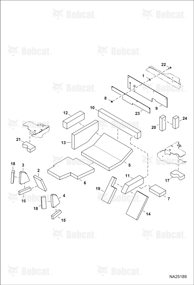Operator CAB (Insulation) (Hood) (Canopy) (Floor)