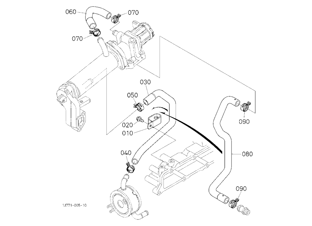 Egr Water Piping