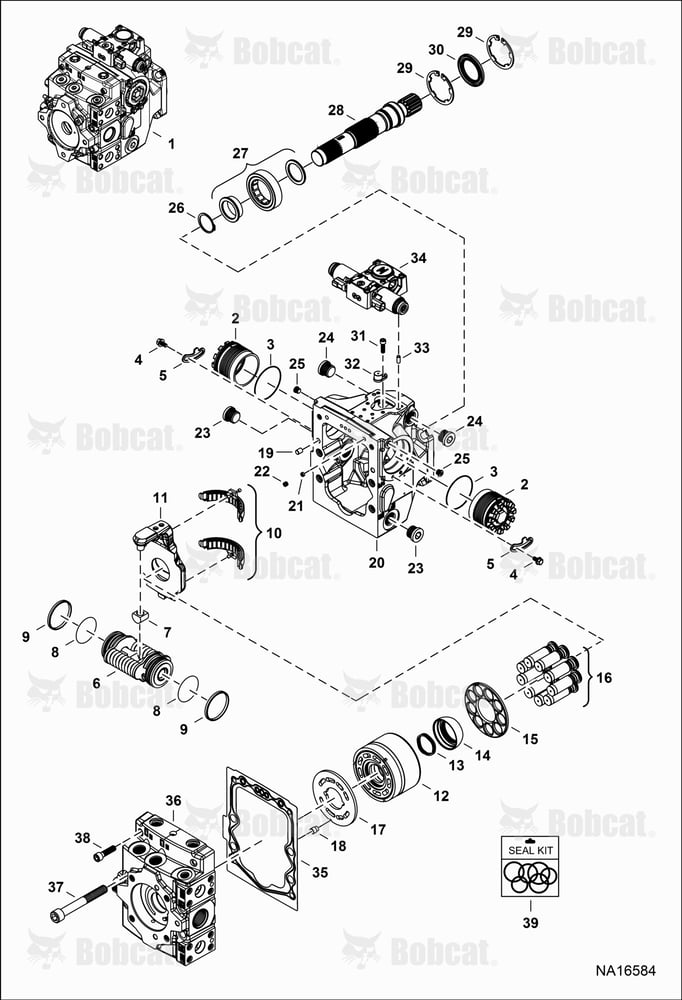 Hydrostatic Pump (Model 83063603)