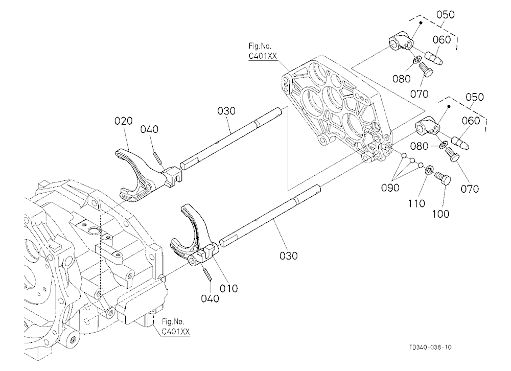 Main Gear Shift Fork
