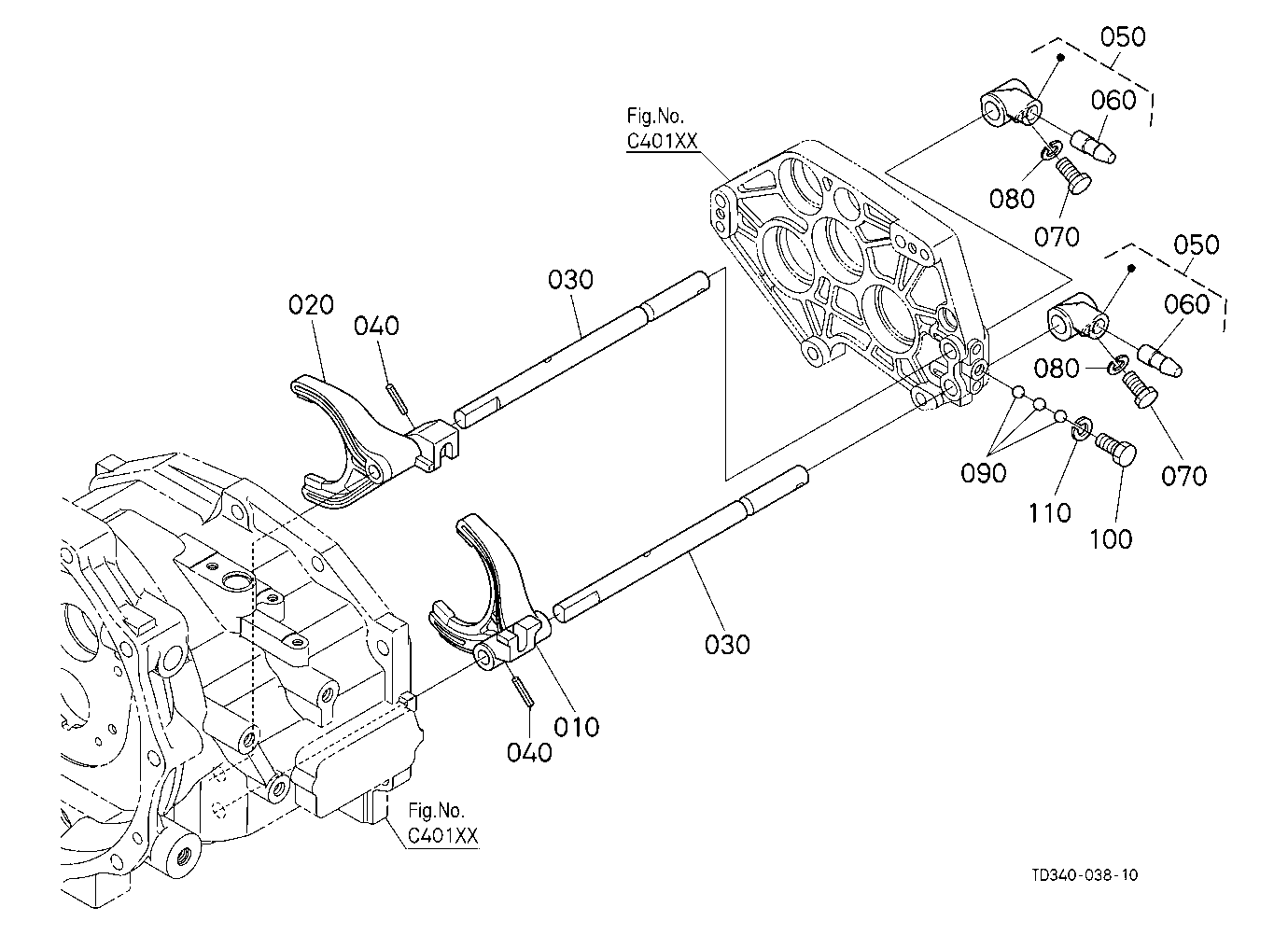 Main Gear Shift Fork