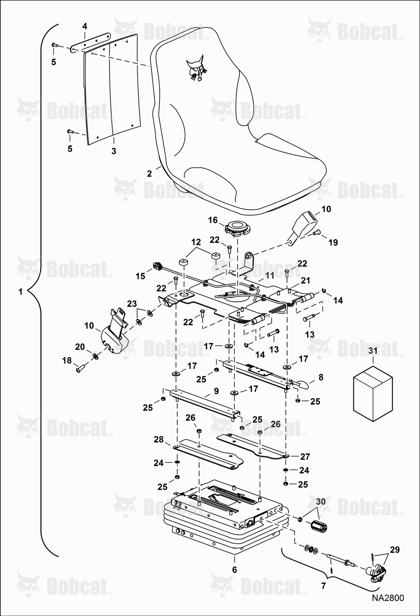 Operator Seat (Cloth)
