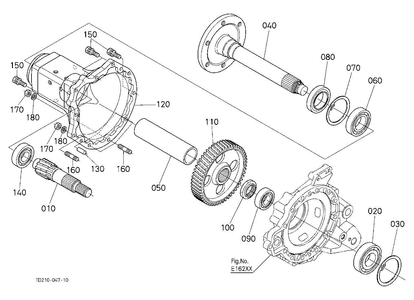 Rear Axle Rh