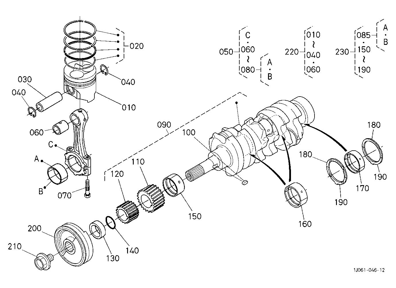 Piston And Crankshaft