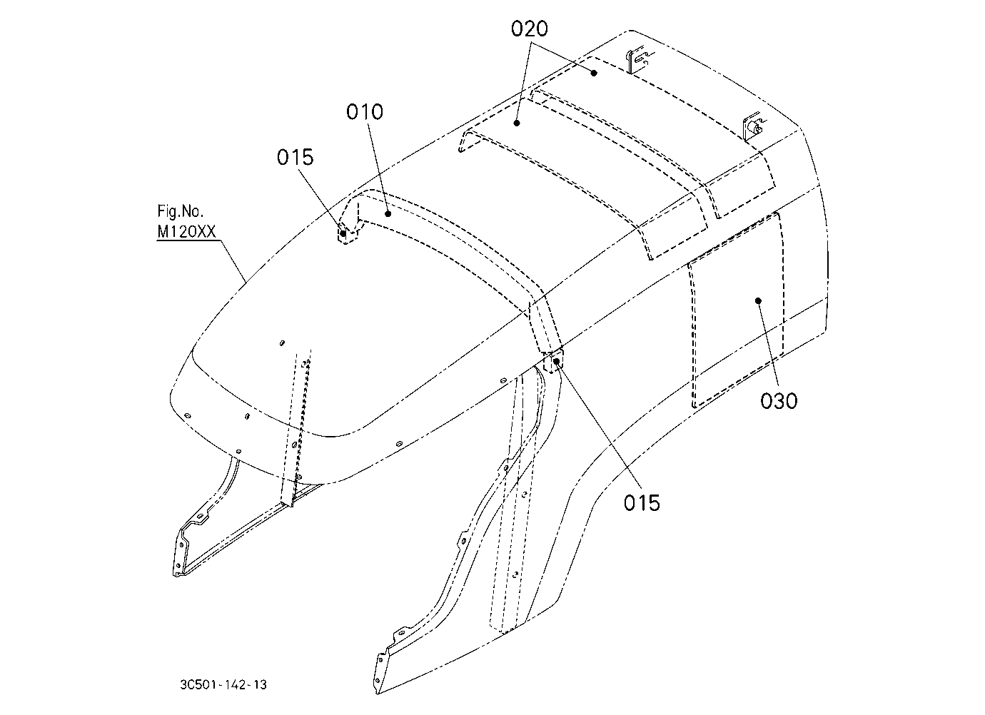 Hood(Bonnet) Upper(Sound Absorber/Insulator)