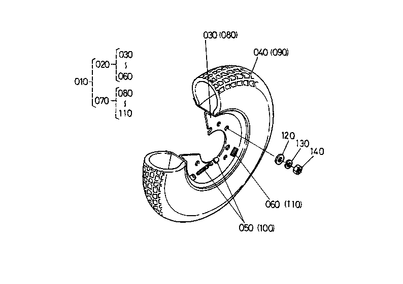 Front Wheel (20.5 X 8.00-10)