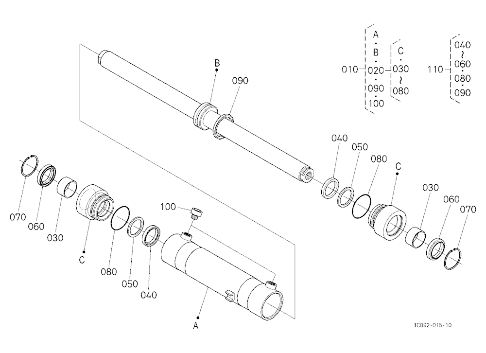 Steering Cylinder [Component Parts] [New]