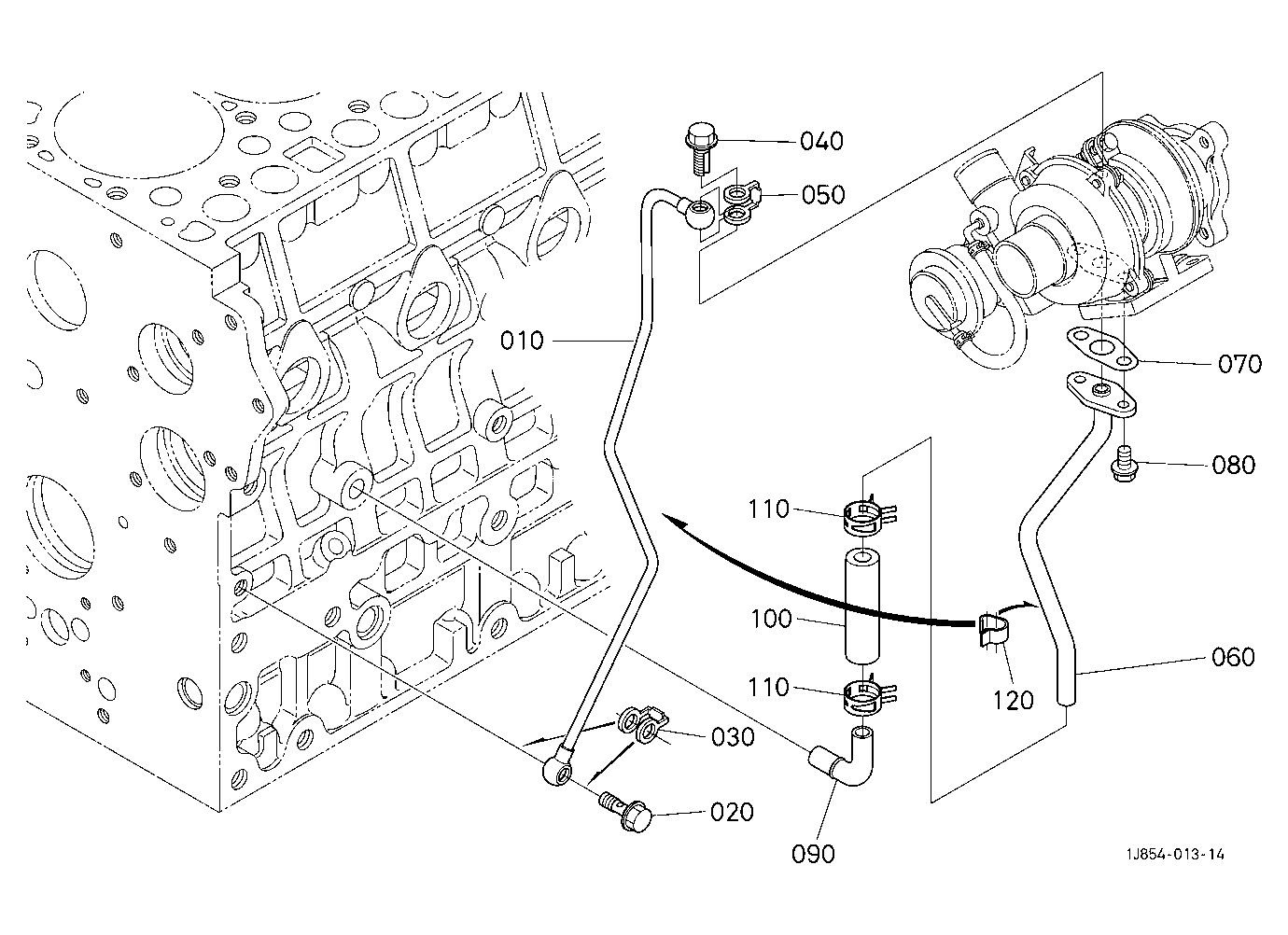 Oil Pipe (Turbo Charger)