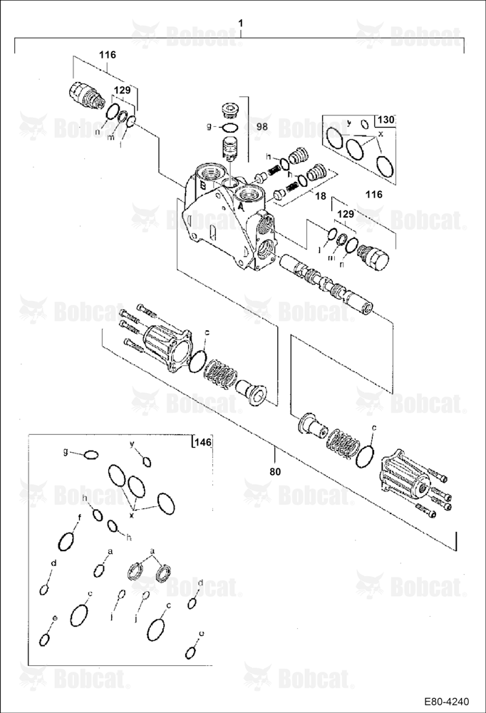 Valve Section (Boom Slew)