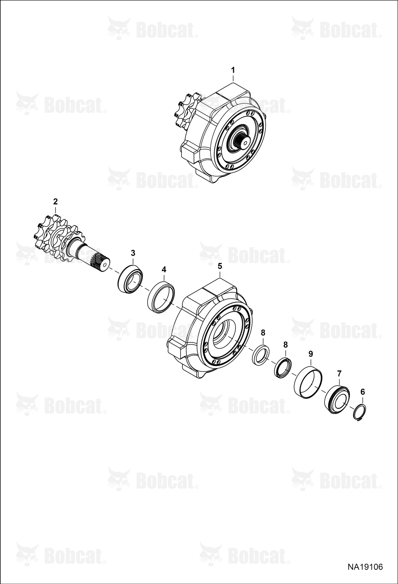 Motor Carrier (Drive Motor Mount Assy)