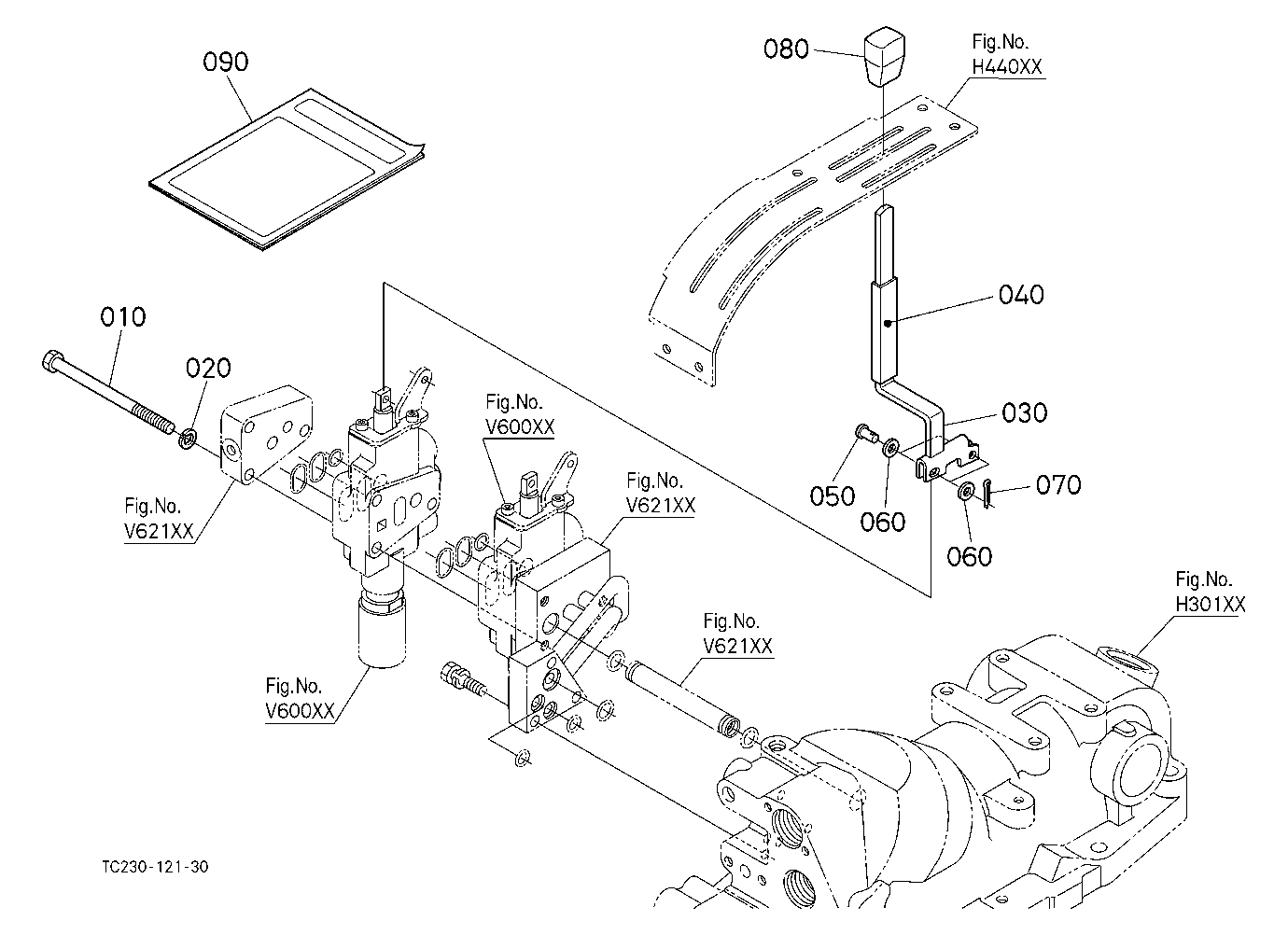 Auxiliary Control Valve Lever (2Nd) [New] [Option]