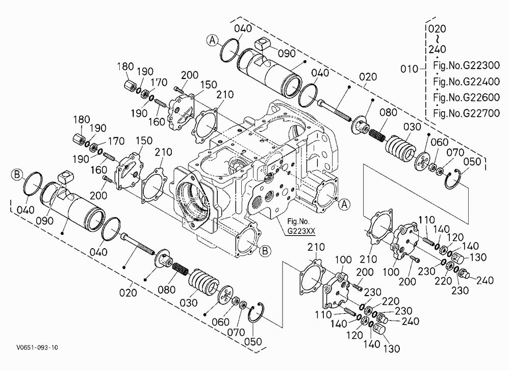 HST PUMP (PISTON) [COMPONENT PARTS]