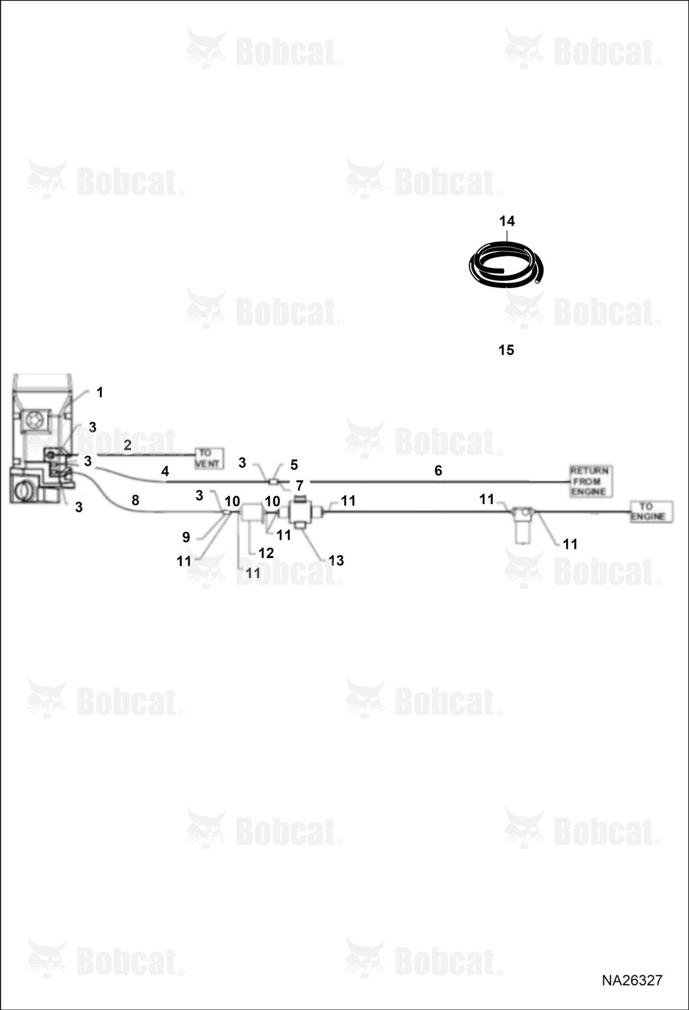 Fuel Line System (Kubota Gas)