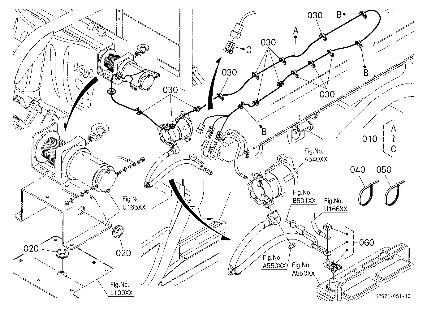 Cargo Winch Kit (Harness) [Option]