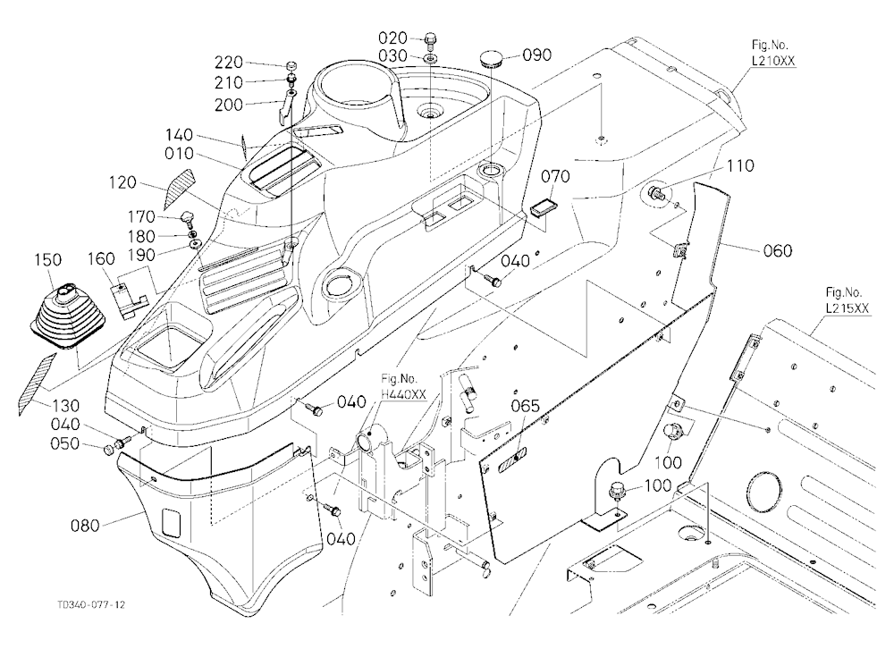 Hydraulic Control Lever Guide [A]