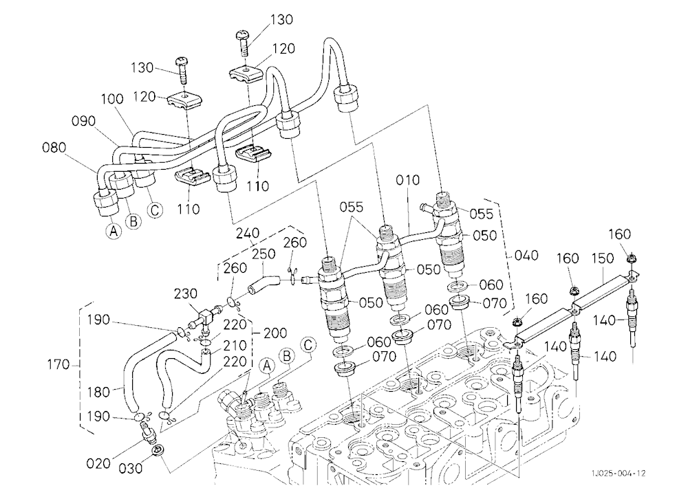 Nozzle Holder And Glow Plug