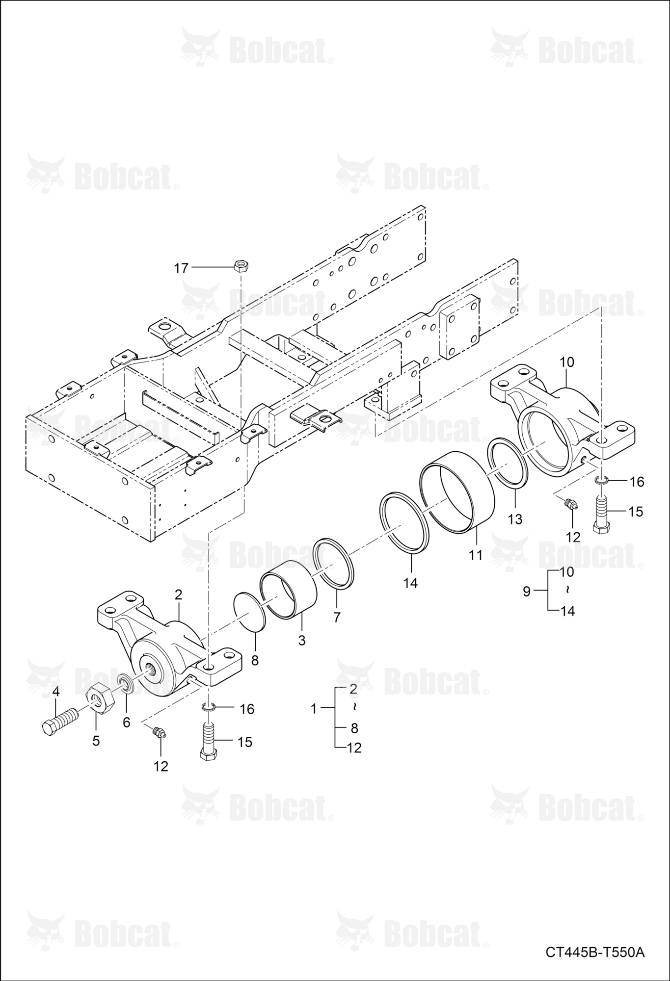 Front Axle Bracket Group