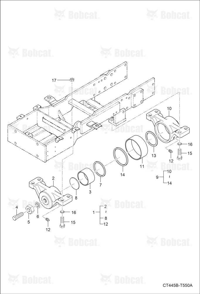 Front Axle Bracket Group