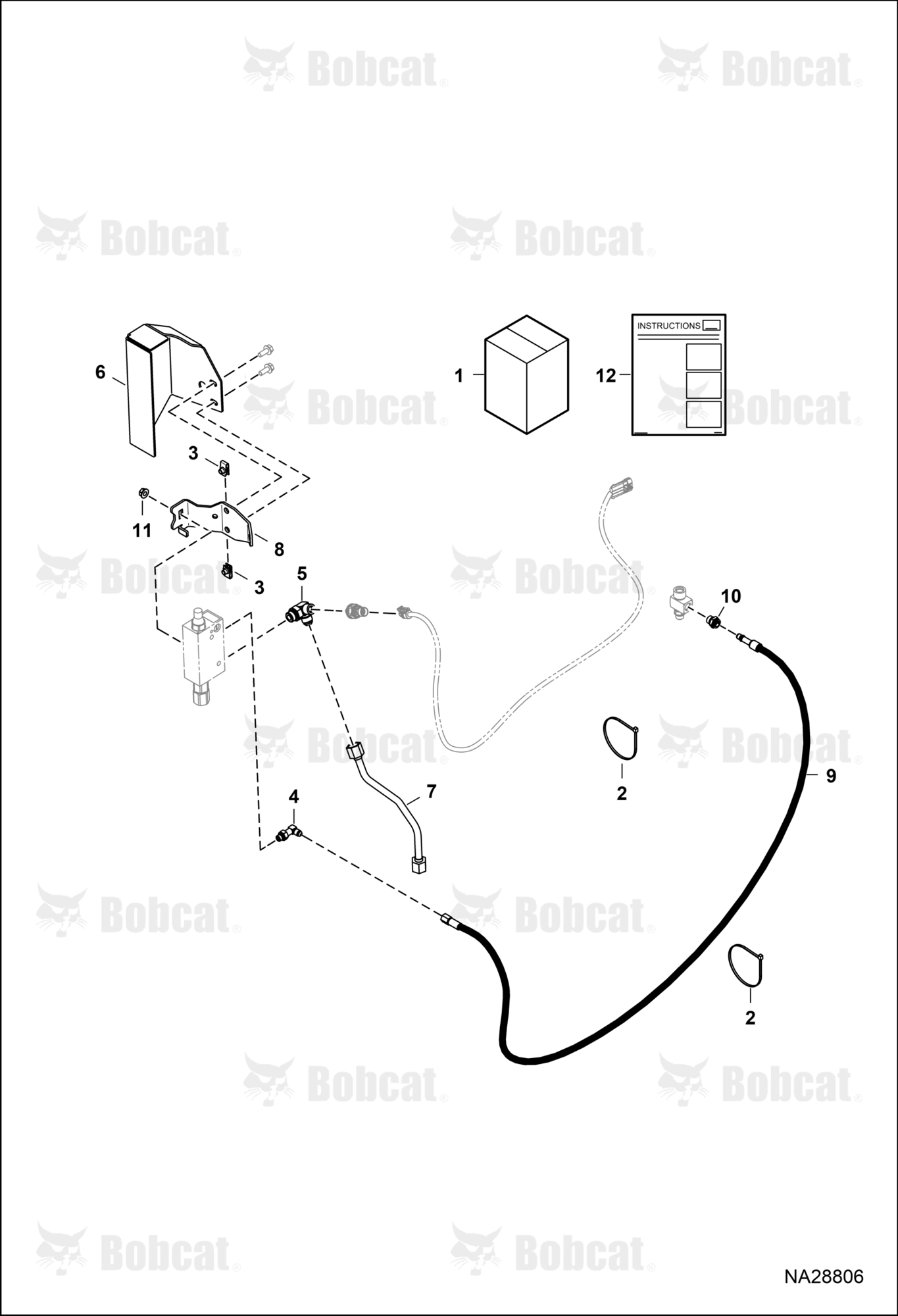 Load Hold Cover Kit (Boom)(Valve Cover Repair)