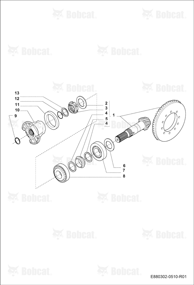 Rear Axle - Bevel Gear Set