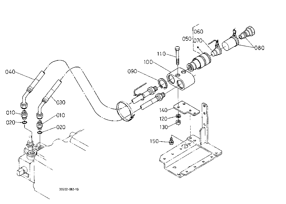 Hydraulic Coupler And Hose 1