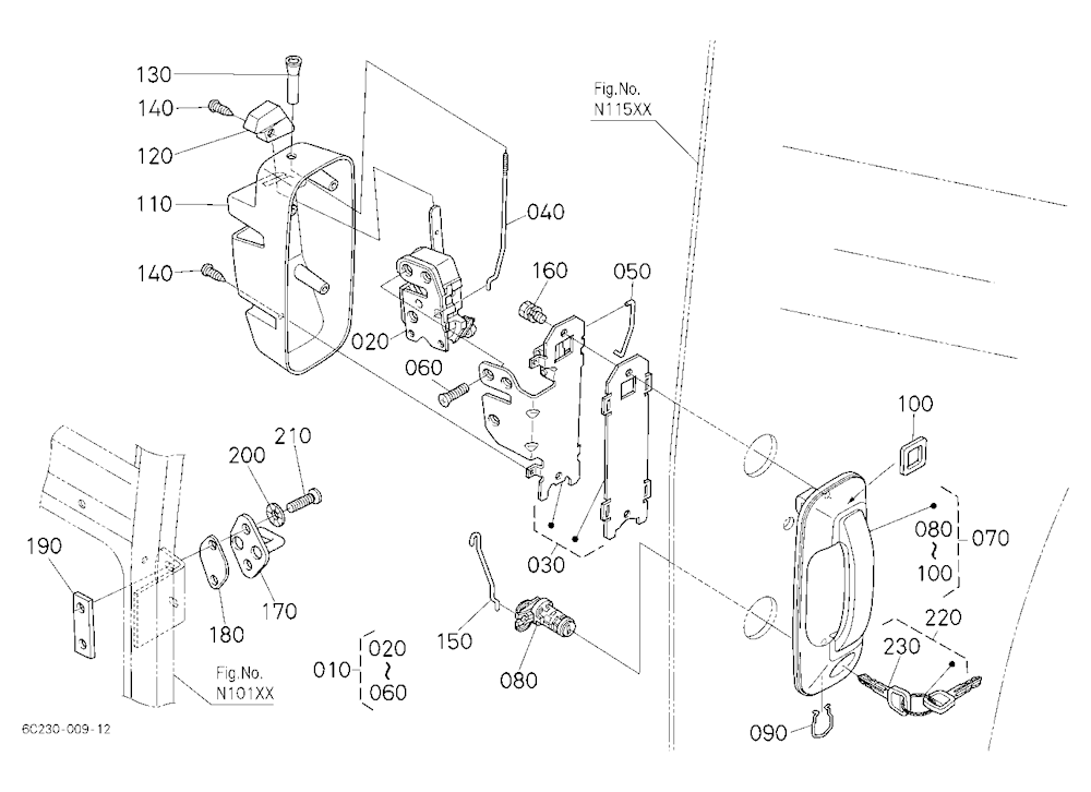 Door Lock Lh