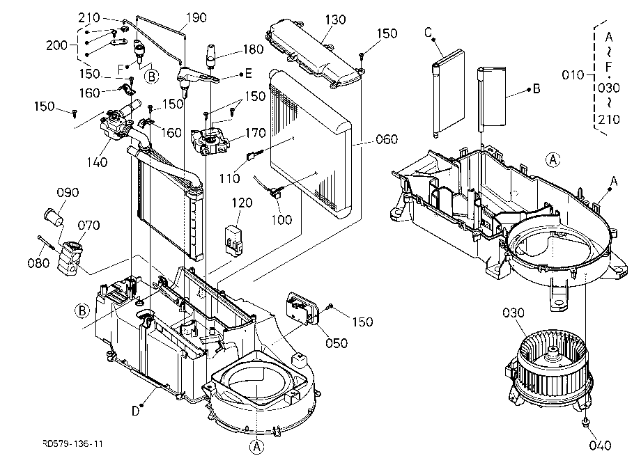 Cabin (Air Conditioner Unit) [Component Parts]