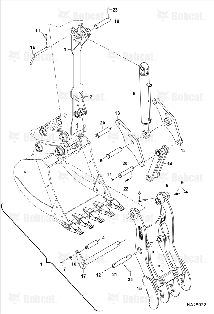 Clamp (E220) (E245) (PL080QH) (25T-900-5T) (Factory Option Only)