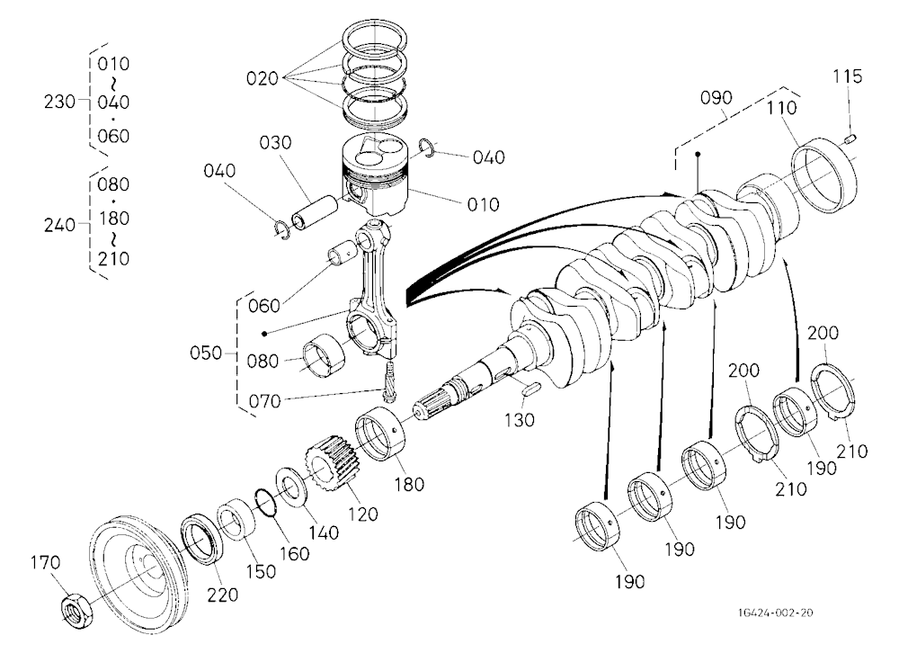 Piston And Crankshaft