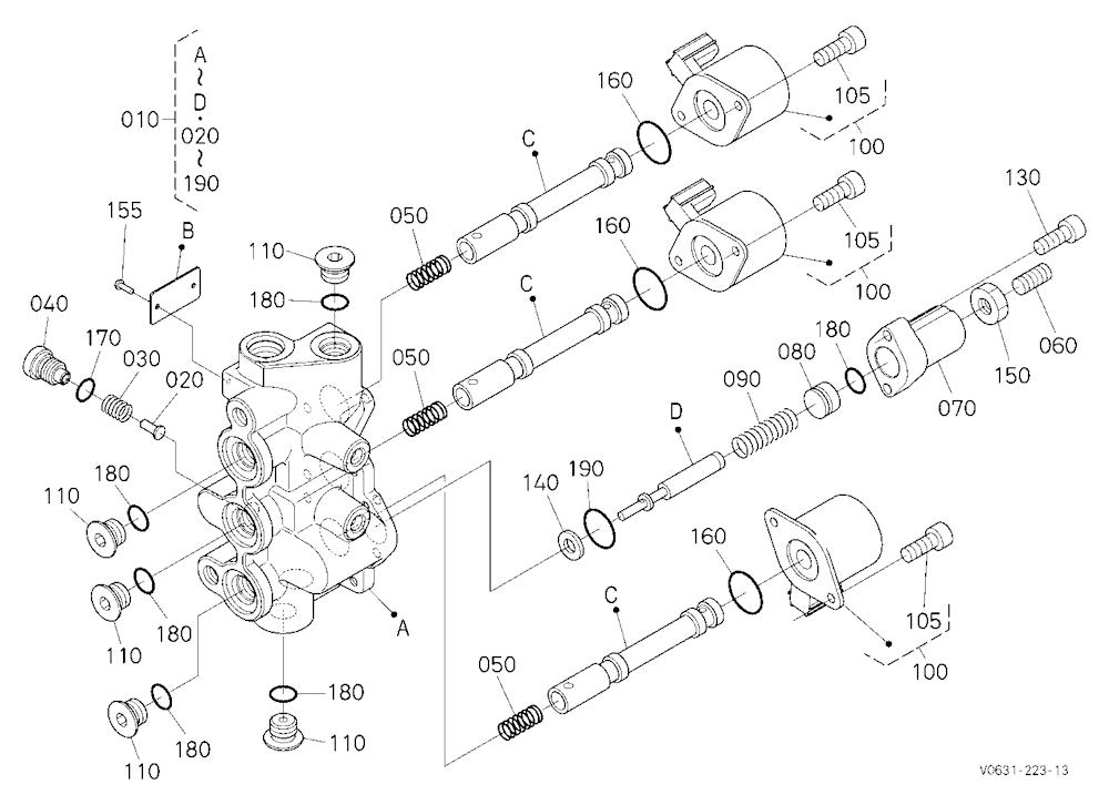 Change Valve (Third) [Component Parts]