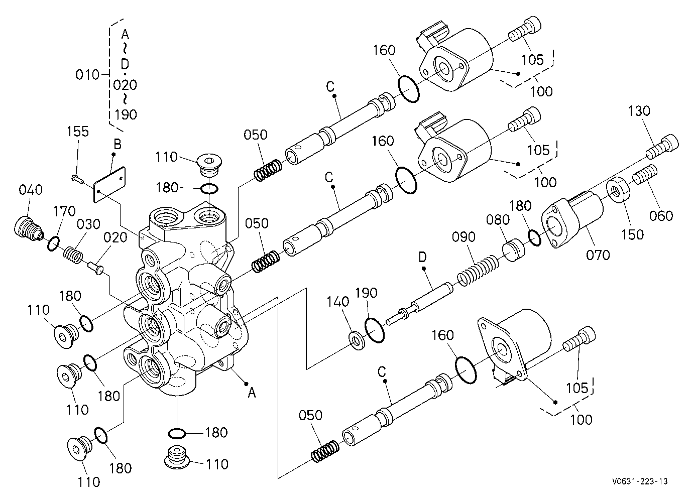 Change Valve (Third) [Component Parts]