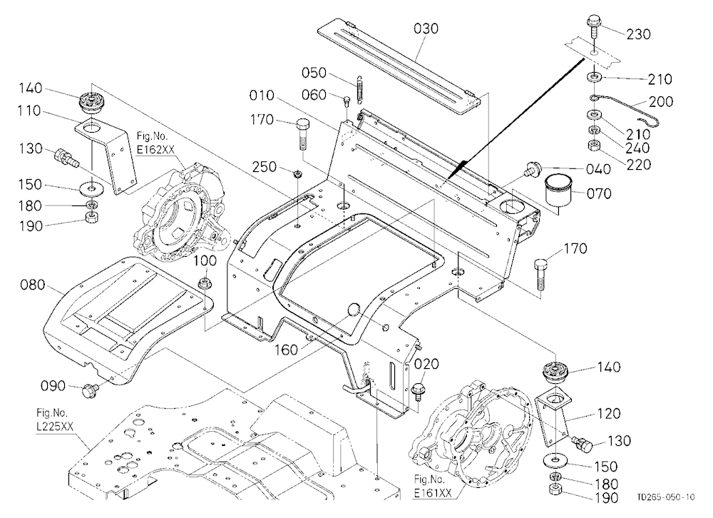 Hydraulic Control Lever Guide