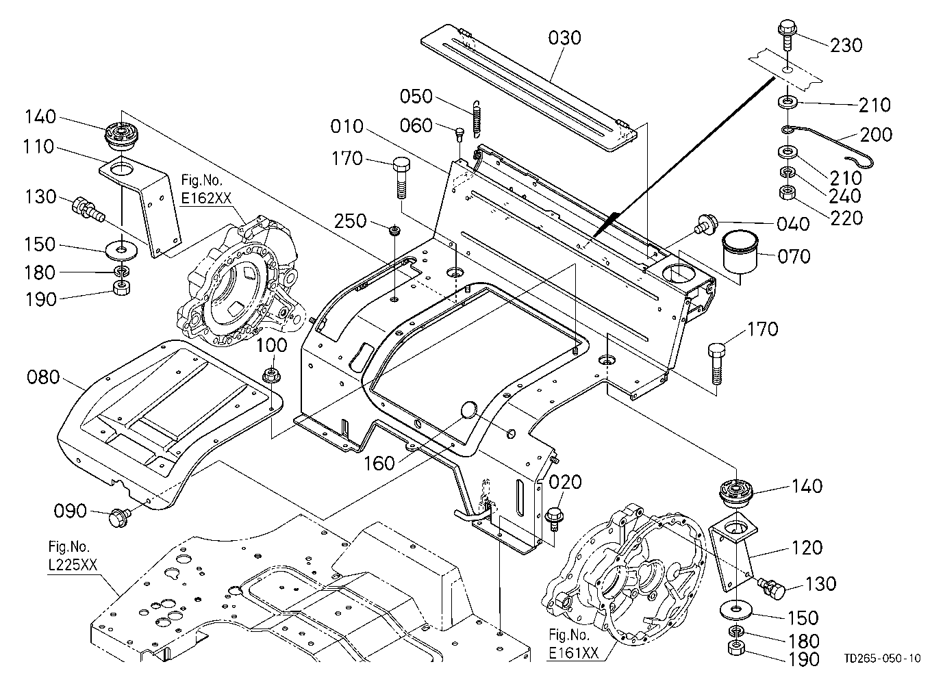 Hydraulic Control Lever Guide