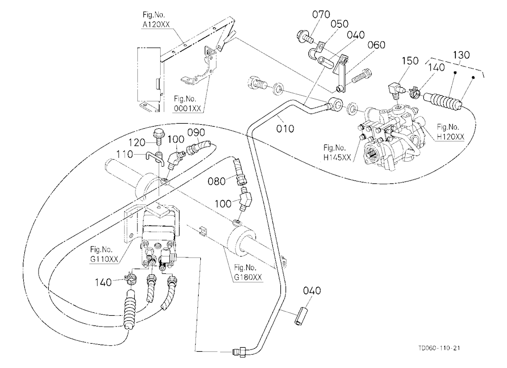 Hydraulic Oil Line (Ps)[Except Type Hst]