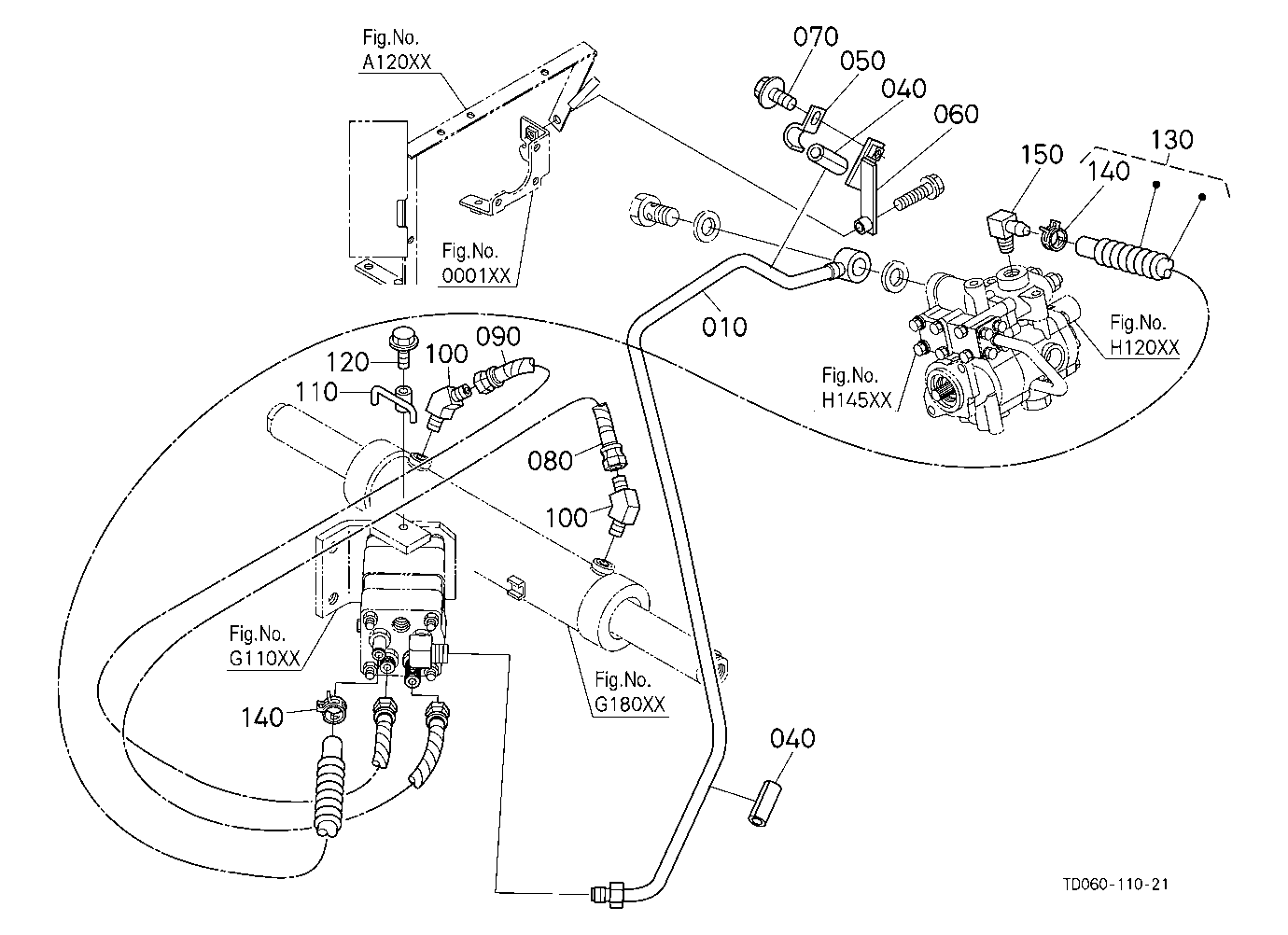 Hydraulic Oil Line (Ps)[Except Type Hst]