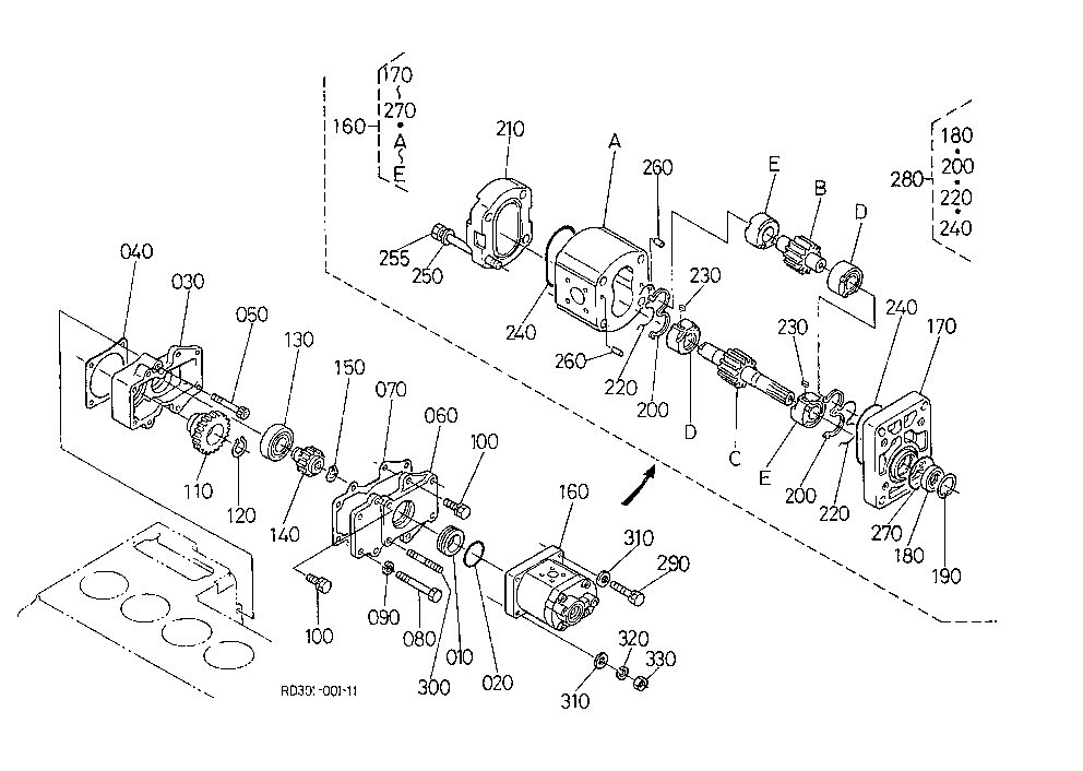 Hydraulic Pump And Component Parts
