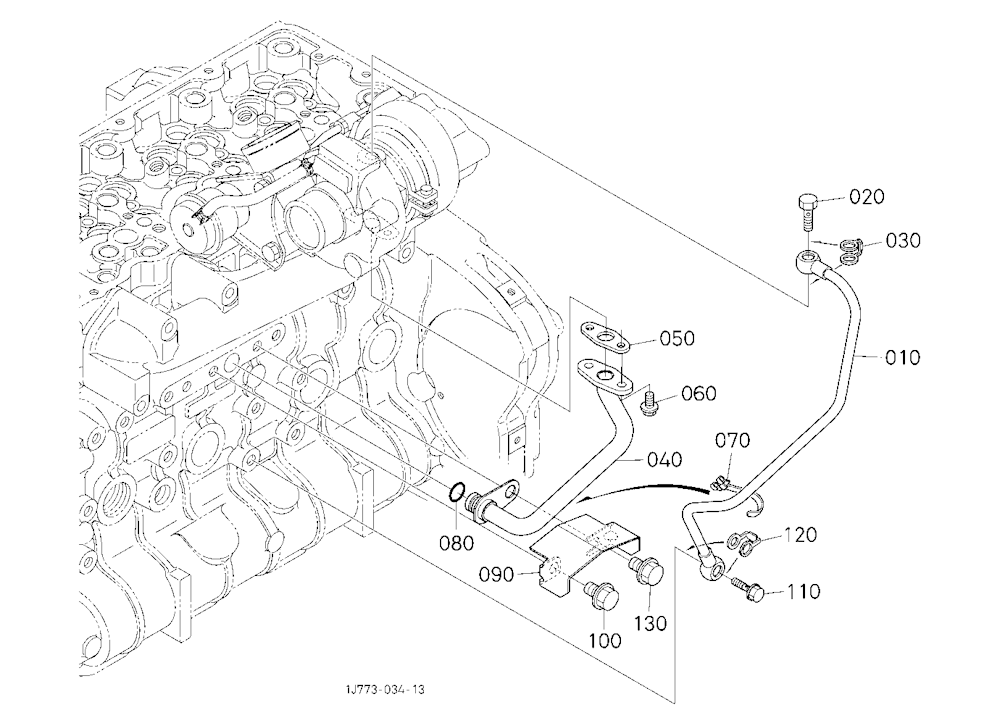 Oil Pipe (Turbo Charger)