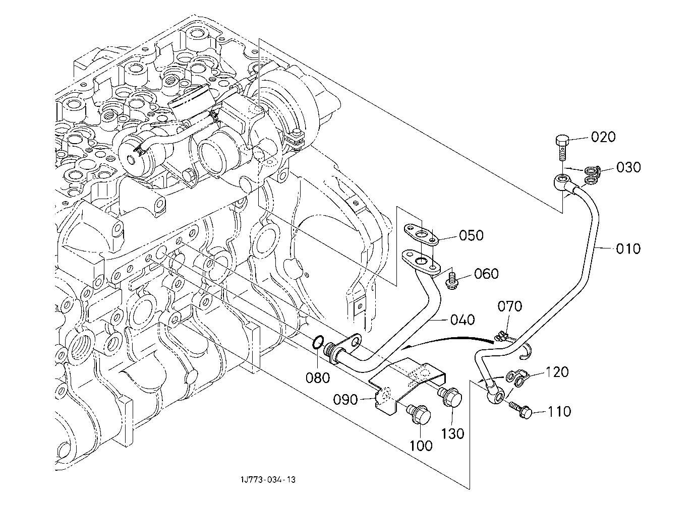 Oil Pipe (Turbo Charger)