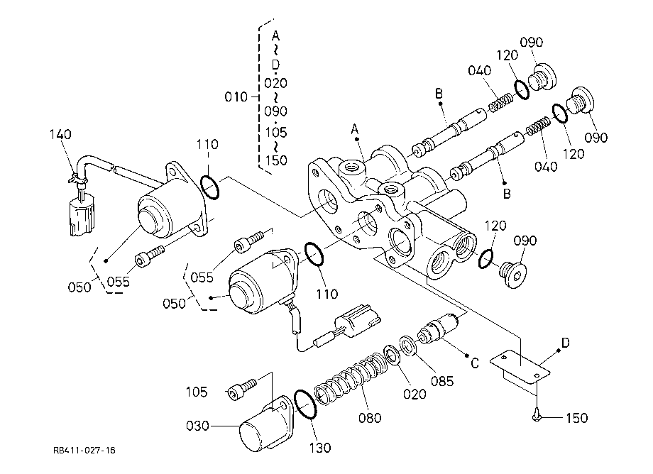 Change Valve (Component Parts)